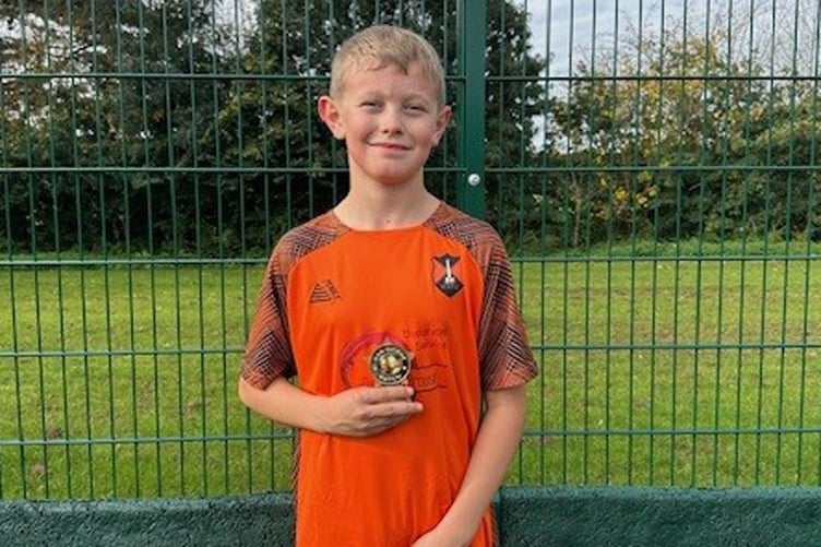 Man of the match Theo Oaten