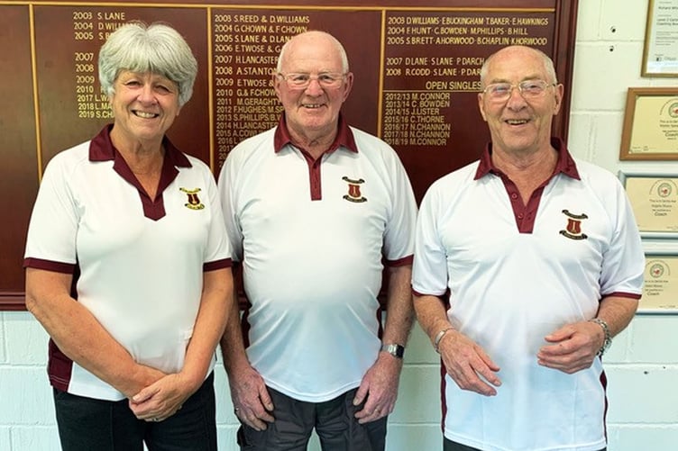 The Allstars - Shirley Samuel, David Hoskison and Alan Mark.