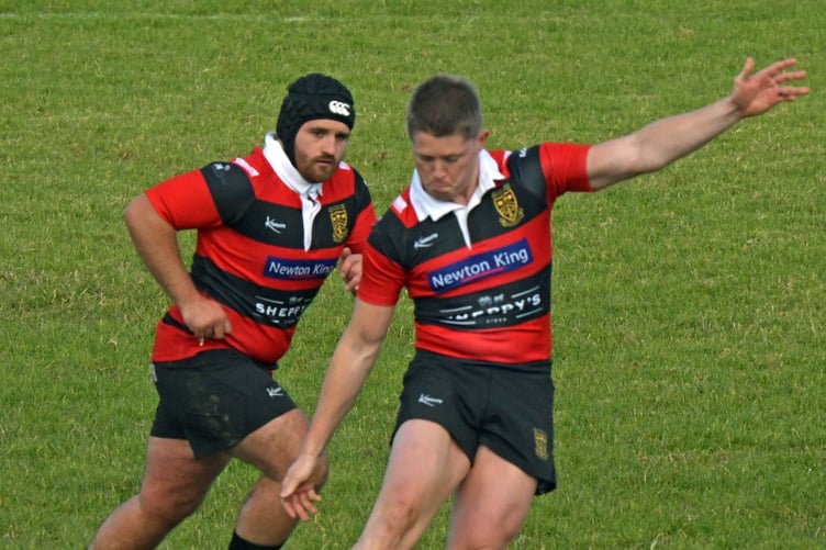 Charlie Snow in action for Wellington lst XV last weekend