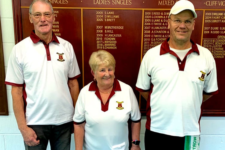 Southsiders:  Phil Hutchings, Angie Moore and Jay Merrell.