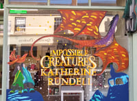 Prize-winning bookshop receives a window makeover