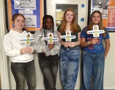 Court Fields students achieved a total of £825 to support the work of Reminiscence Learning