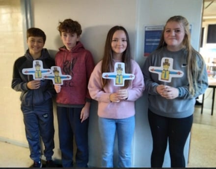 Court Fields students achieved a total of £825 to support the work of Reminiscence Learning