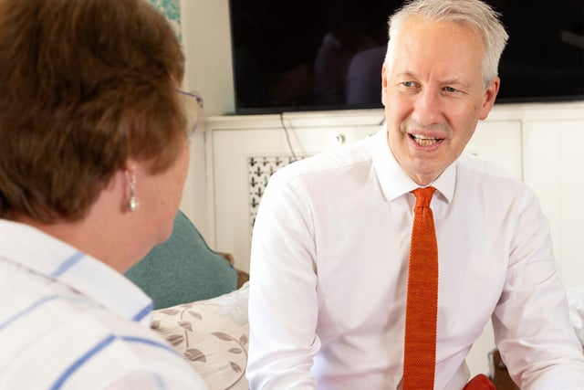 Gideon Amos launches 'pub and coffee shop surgeries'
