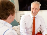 Gideon Amos launches 'pub and coffee shop surgeries'