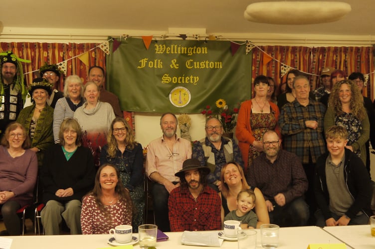 The Wellington Folk & Custom Society celebrated this year’s harvest supper with feasting and festive music