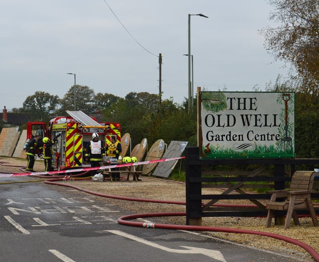 Fire destroys family run garden centre