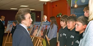 Princess Anne visits local college and hospital 