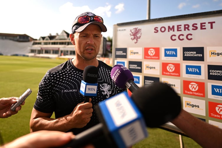 Somerset assistant coach Shane Burger