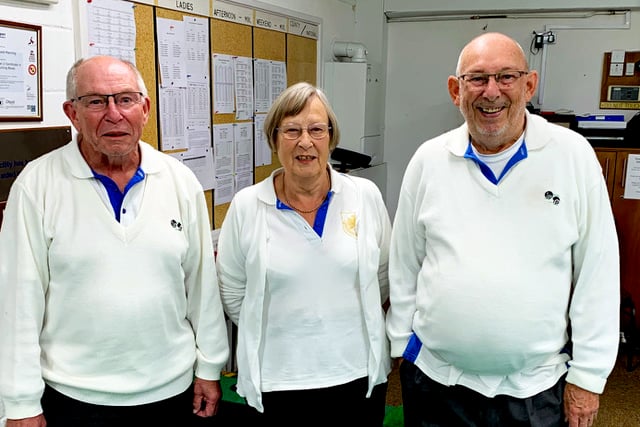 Ninchers - left to right: Ray White, Vera White and Alan Dent