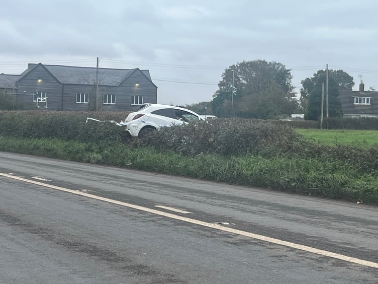 A man has been arrested in connection with the collision