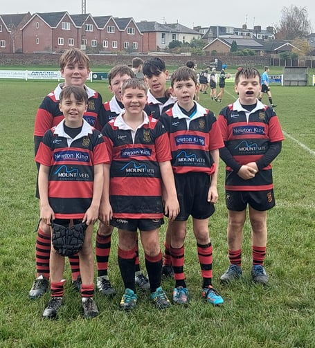 Youngsters at Wellington Rugby Club