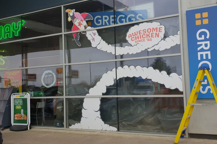 Greggs was this week moving into the former Miss Millie's fried chicken outlet, which closed ahead of KFC opening at Westpark, Chelston, Wellington.