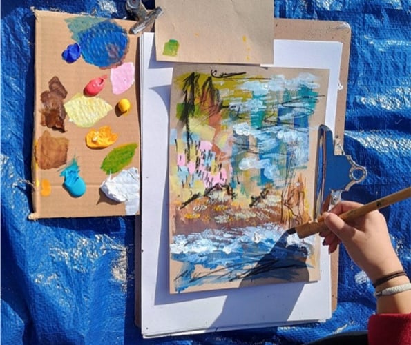 Court Fields School students visit St. Ives