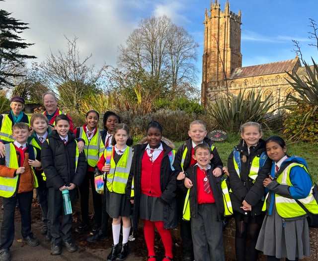 Pupil chaplains visit Taunton Minster Church