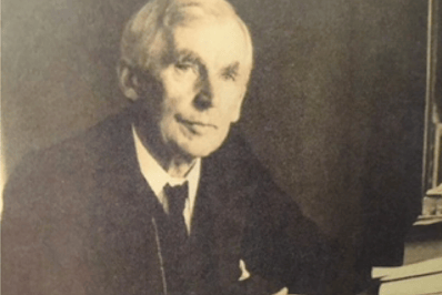 Wellington School's first headmaster George Corner, 1899-1938.