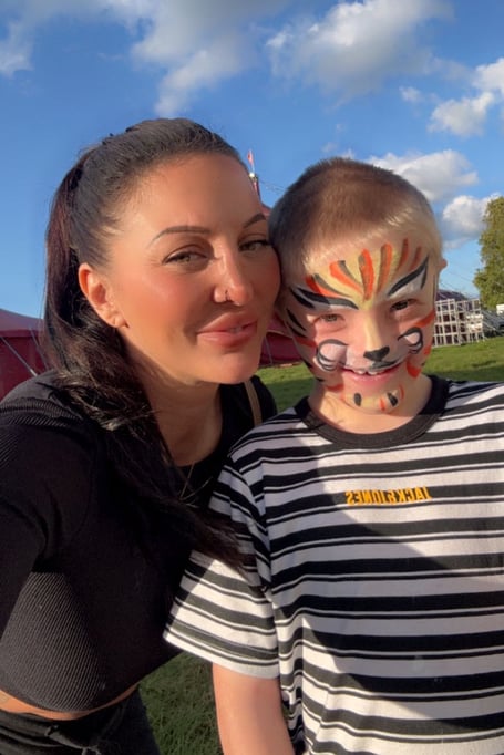 Francesca Friend with son James. A mum has spoken of her anger after her son was refused entry to a trampoline park because he has Down syndrome.  Francesca Friend, 36, took son James, six, who has Down syndrome, and daughter Georgie, seven, to Flip Out, in Chelston Heath, Somerset on October 29.  The mum-of-two booked the tickets - totalling Â£75 - online and they travelled over an hour from their home for the outing. But they were distraught to be told by a staff member James would not be allowed on. 