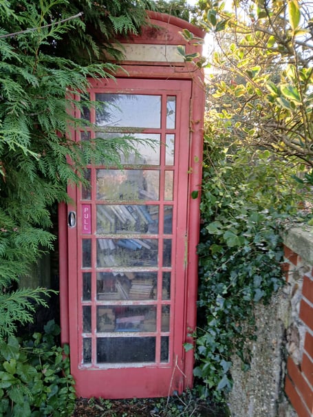 Buyers are wanted for an old red telephone box in Sampford Arundel