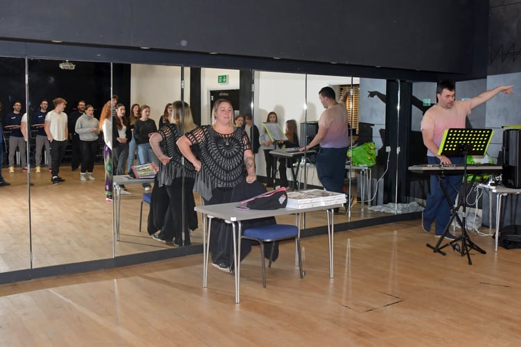 Panto rehearsals