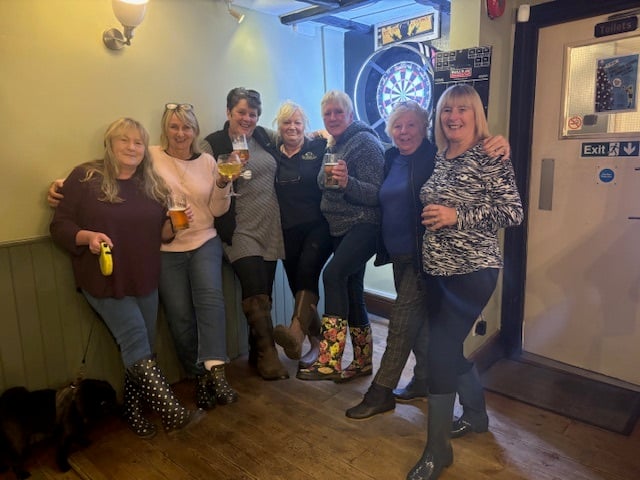 Bubbly Bears wear wellies at The Bear on practice night