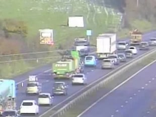 M5 lorry driver reported to courts after crashing into field