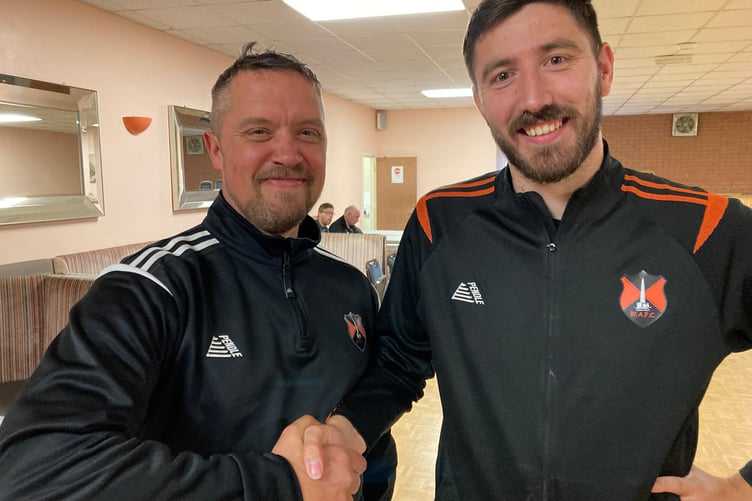 Connor Porter (right) - Wellington A's Man of the Match