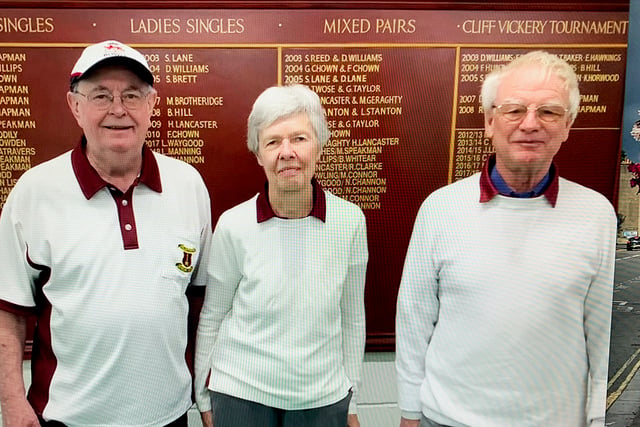 New Rollers (left to right): Martin Speakman, Diana Dagg and Chris Johns