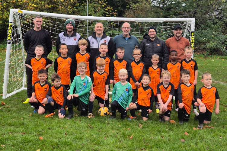 Wellington AFC Under 7 line-up