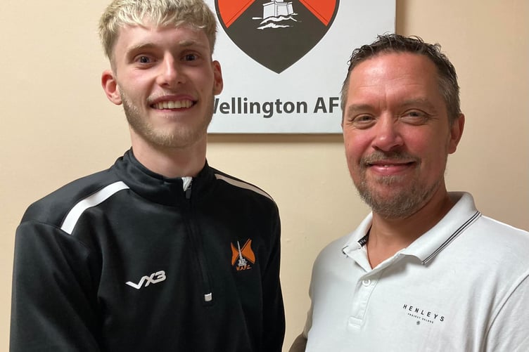 Jordan Sellick (left) - on target with two goals for Wellington A