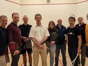 Wellington stay top of squash league after 'away' win 