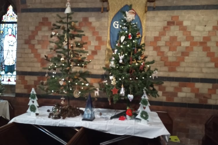 All Saints' Church, Rockwell Green, will be hosting the Christmas Tree Festival this weekend on December 8&9