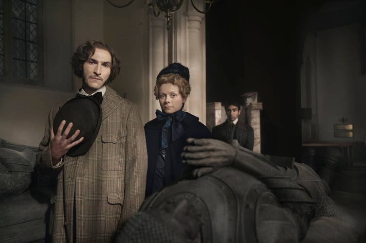 A Ghost Story for Christmas: Woman of Stone,Christmas Announcement,Jack (ÉANNA HARDWICKE), Laura (PHOEBE HORN), Dr Zubin (MAWAAN RIZWAN),**STRICTLY EMBARGOED NOT FOR PUBLICATION UNTIL 00:01 HRS ON TUESDAY 26TH NOVEMBER 2024**,Adorable Media,Rory Mulvey