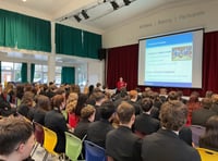 Court Fields School receives a visit from Trinity College, Cambridge