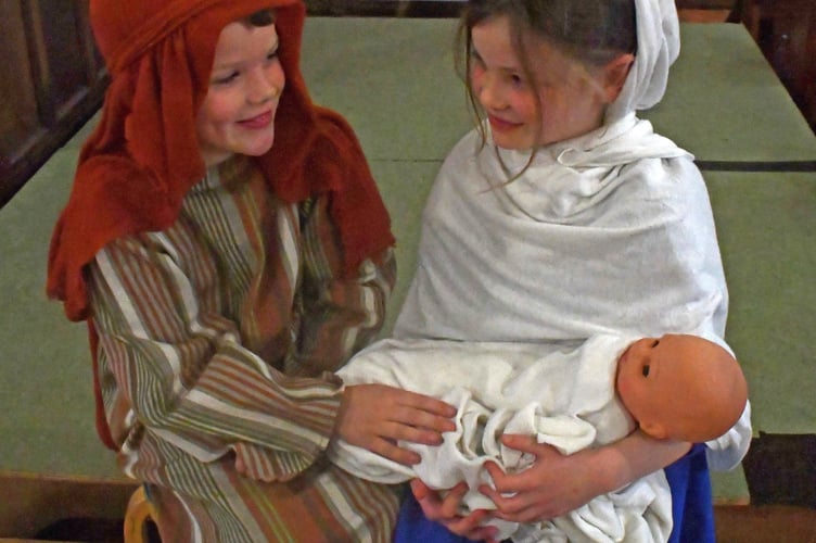 Webber's Primary School students will be performing Nativity songs at the All Saints Community Cafe in Holcombe Rogus Village hall 