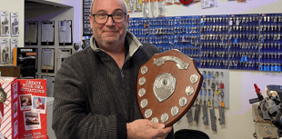 Shop's Hogwarts Express window display wins award