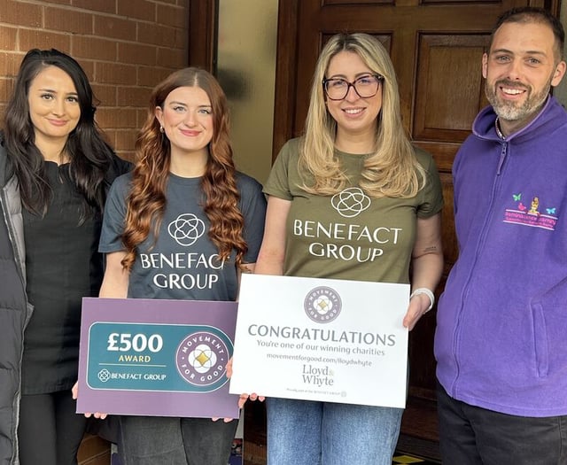 Dental clinic nominates Wellington charity to receive £500 donation