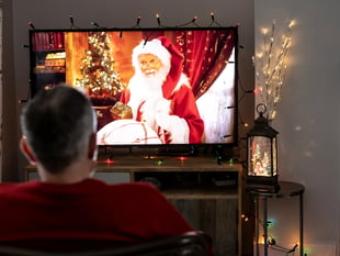 Homeowners will keep TVs on for almost six hours on Christmas Day