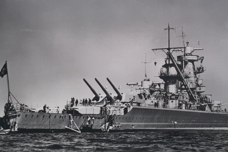 The German pocket battleship the Admiral Graf Spee. PHOTO: Richard Loraine-Smith.
