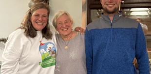 Rosemary and grandson Thomas win Roffey Cup at Oake 