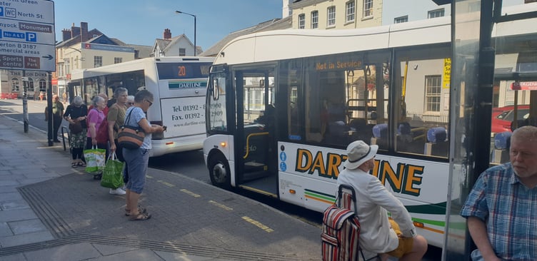 The Dartline bus service from Wellington via Hemyock to Seaton is being taken over by Stagecoach.
