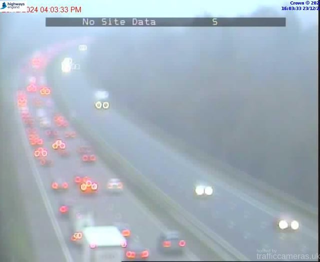 M5 congested in Christmas rush