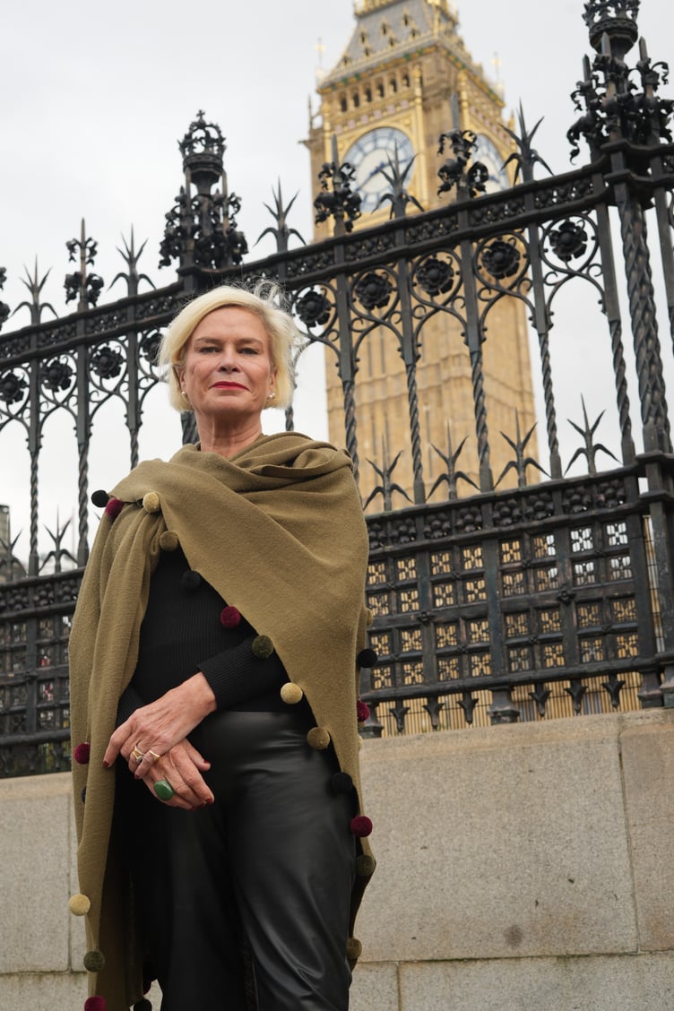 Local MP Rachel Gilmour outside Parliament.
