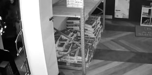CCTV of safe theft at Somerset business released by police