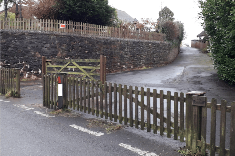 The reopened footpath in Tonedale, Wellington. PHOTO: Chris Penney.