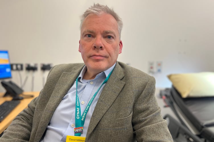 Mr David Milliken - consultant gynaecological oncologist and clinical lead for cancer at Somerset NHS Foundation Trust.