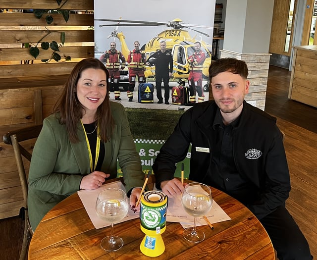 First quiz of the year at Rumwell Farm Shop for air ambulance