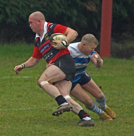Wellington skipper Ollie Price scores a second half try