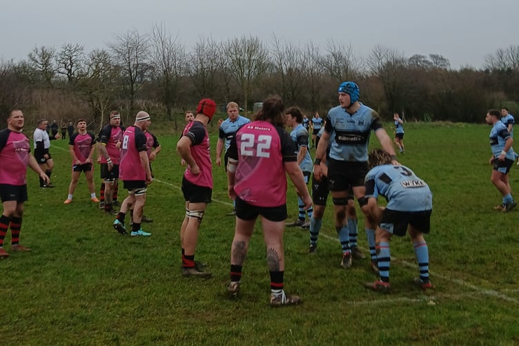Lineout action at Castle Cary