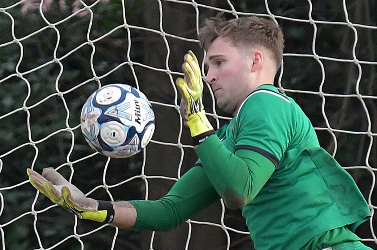 Wellington goalkeeper Jack McAndrews - outstanding last weekend.