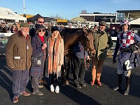 Third time lucky for brave Belfrina over hurdles